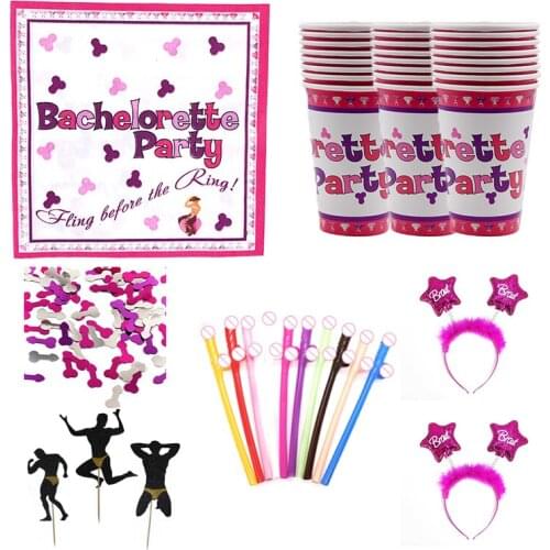 Bachelor Party Various Supplies Team Bride To Be Wedding Shower Hen Decorations Bachelorette Party Supplies Hen Night
