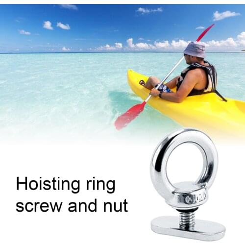 Cord Lanyard For Rowing Boat,Track Mount Tie Anti-rust Kayak Accessories Stainless Steel Material Prevent Rust Rowing Boats