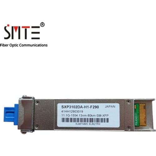 Sumitomo SXP3102DA-H1-F290 11.1G-1554.13nm-80KM-XFP Fiber Optical Module