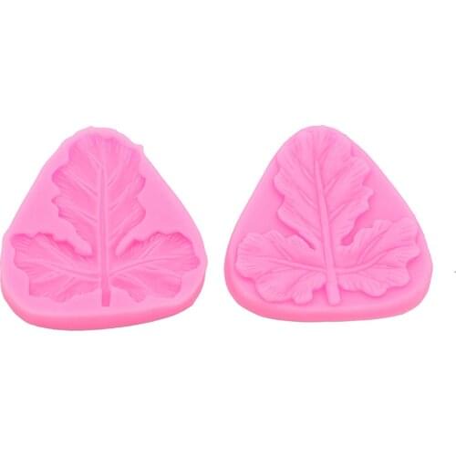 Leaves Embossed Print Lace Cake Silicone Mold Handmade Chocolate Mold Cake Dessert Decorative Mold DIY Kitchen Baking Tools