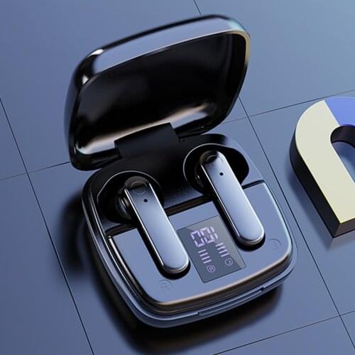Noise Reduction TWS Earbuds With Mic Audio Sports In Ear Touch Bass Bluetooth 5.1 Headset LED Earphones Earphones Gaming Gamer
