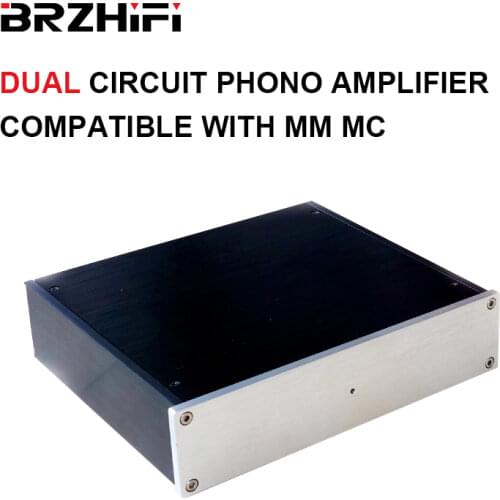 BRZHIFI Good Voice King WEILIANG AUDIO HIFI Dual Circuit Turntable MM MC Phono Stage Amplifier Home Theater Amplificador