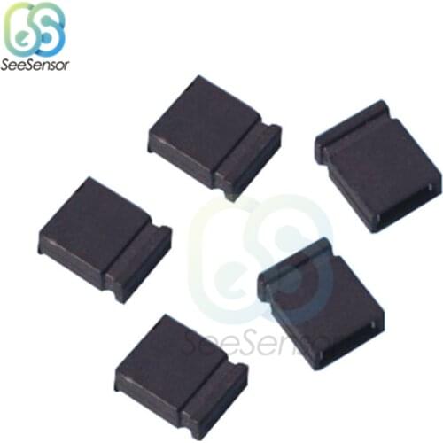 100pcs/lot Closed Short Circuit Cap Jumper Cap Pin Connector Blocks Connector for 2.54mm Header