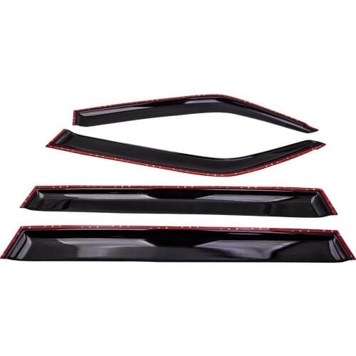 4pcs Weathershields Window Visors For Mitsubishi Pajero 2000-2019 NP NS NT NW NX