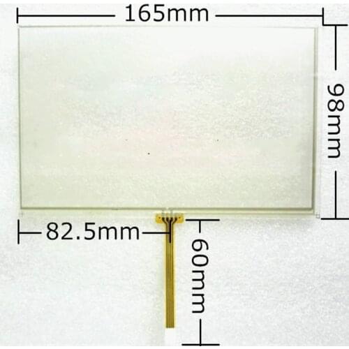 7inch 4lines Compatible HC-173-070 Touch screen sensor For industrial control Resistance screen 165mm*98mm