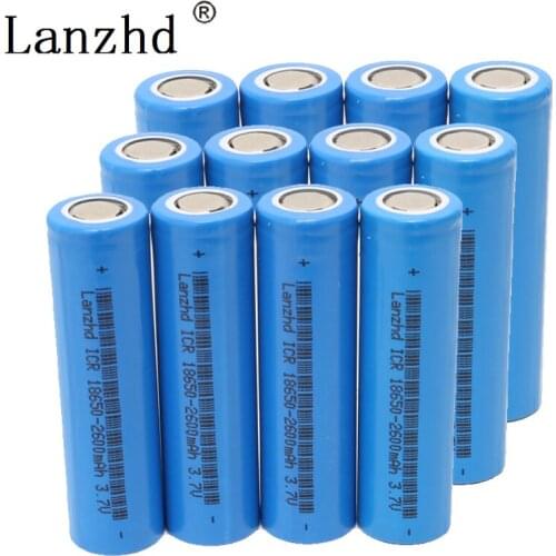 8-40Pcs Rechargeable 18650 Battery 2600mAh li ion Batteries 3.7V for samsung 18650 Lithium Battery for Flashlight notebook toy