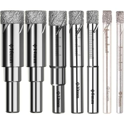 Diamond Drill Bit for Tiles, Glass, Fish Tanks, Marble Granite Ceramic Porcelain Bottles Quartz Coated Kitchen Bathroom
