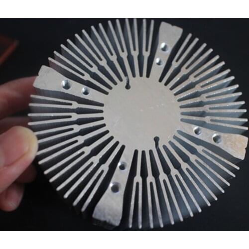 90*40mm Aluminium Heatsink Round for 20W 30W 50W 100W High Power led For DIY