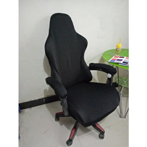 Long Armrest Gaming Chair Cover for Computer Chair Seat Protector Elastic Boss Office Chair Covers Stretch Split Home Seat Cover