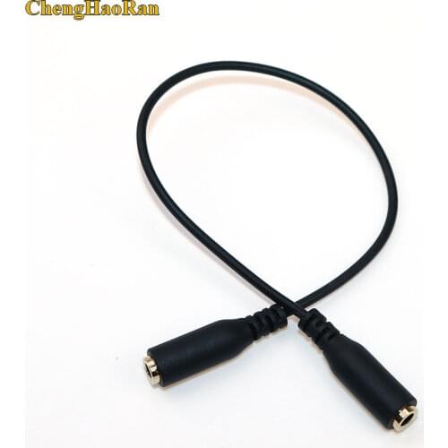 ChengHaoRan 3.5 mm 4pole Female to Female Jack Stereo audio Adapter connection phone headphone cable Audio extension line