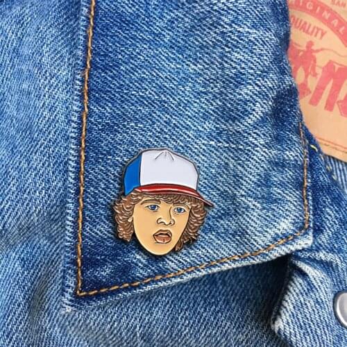Dustin Lucas Enamel Pin brooch