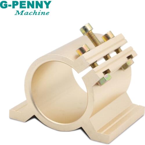 New Arrived ! CNC Spindle Motor Clamping Bracket 80mm Diameter Square mount Cast Aluminium Bracket