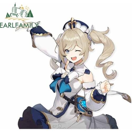 EARLFAMILY 13cm x 12.5cm for Genshin Impact Car Stickers Vinyl Waterproof Occlusion Scratch Window Decal Graphics Decoration