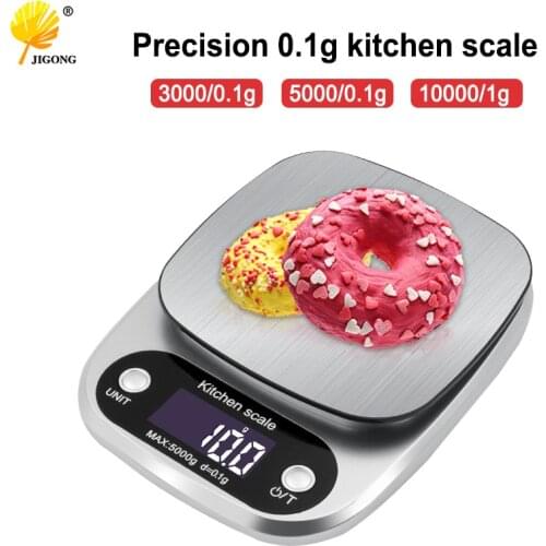 Electronic Scale 5kg 10kg 1kg 0.1g Portable Electronic Scale Electronic LED Scale Food Weighing Baking Vegetables