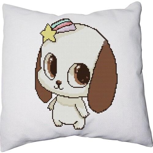 Everlasting Love Baby Dog Ecological Cotton Chinese Cross Stitch Kits Stamped Printed DMC 11CT 14CT DIY Gift Wedding Decoration