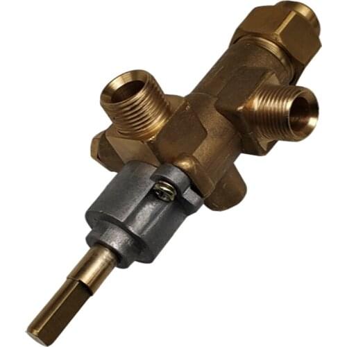 Earth Star High BTU 100000 Big Volume and Flow Rate Commercial Gas Range Main Control Valve WITH Pilot Port