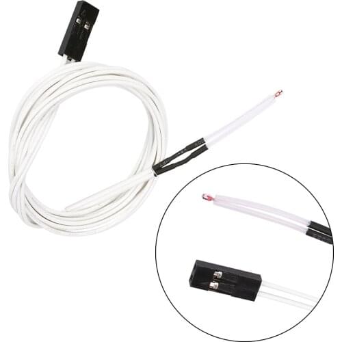 3D Printer Parts NTC 3950 Thermistors Cable 100K ohm Dupont Wires for MK2A MK2B Heatbed Ramps1.6 Gen L MK8 Extruder RepRap MKS