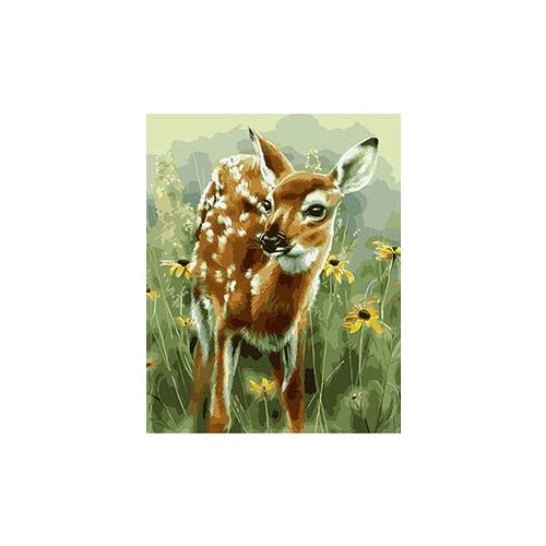 MaHuaf-X1014 DIY oil painting by numbers field goat animal Acrylic Picture Wall Art drawing by numbers on canvas home decor