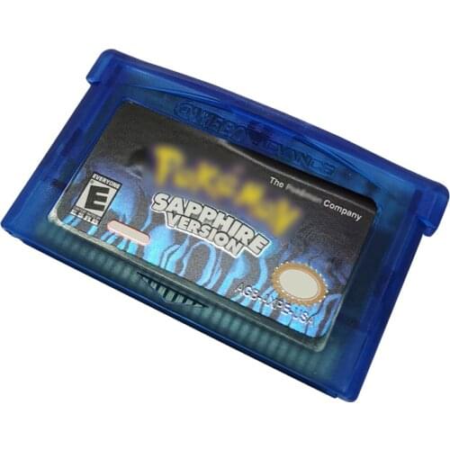 SAPPHIRE Video Game Cartridge Console Card English Language Version For Game Boy
