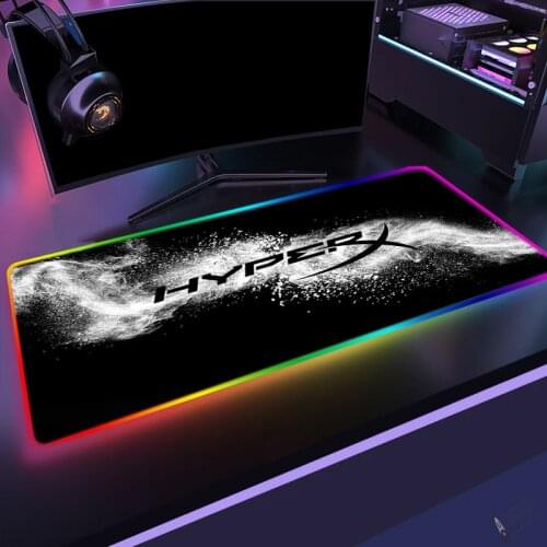 HyperX Mouse Carpet RGB Mausepad Gaming Keyboard for Compass Anime Mouse Pad Gamer Table Pads PC Gamer Cabinet Varmilo Valorant