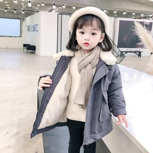 Fur Thicken Jacket Spring Autumn Coat Outerwear Top Children Clothes School Kids Costume Teenage Girl Clothing High Quality