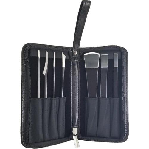 7PCS Professional Pedicure Knife Set Nail Care Knives Cuticle Remover Foot Repair Sharp Blade Kit for Ingrown Nail Corn Callus