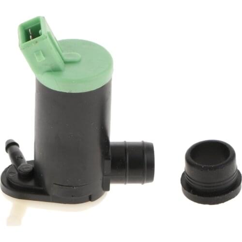 Twin Outlet Washer Pump for Peugeot 106 206 306 406 806 Windshield Cleaning w/ Rubber Grommet