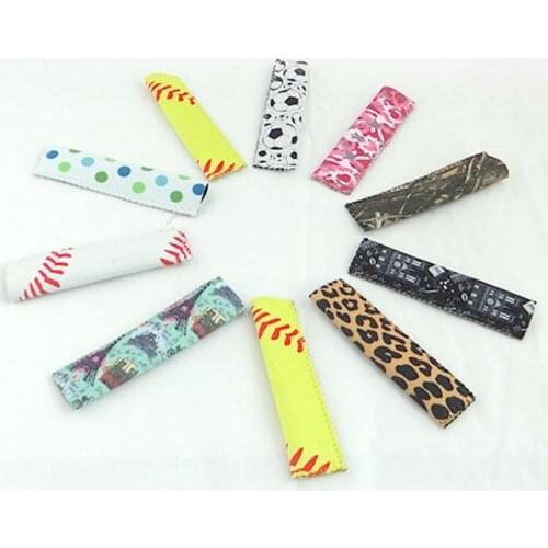 Neoprene Popsicle Holder Freezer Icy Pole Ice Lolly Sleeve Protector Ice Block Holder Ice Cream Tools Multi-colors SN1134