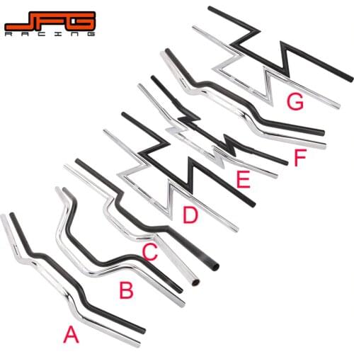 Motorcycle 22mm 7/8" Or 25mm 1" Handlebar Chrome Retro Drag Handle Z Bar For Harley Sportster 1200 883 Touring Chopper Bobber