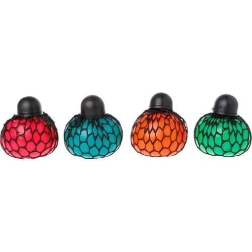 ADHD Fruit Toy Anti Stress Face Reliever Grape Ball Autism Squeeze Relief Game