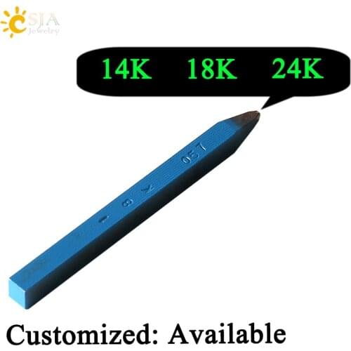 CSJA Customizable Blue 14K 18K 24K Imported Japan Steel Long Service Life Jewelry Making Marking Stamp Punch Mold Tool E410