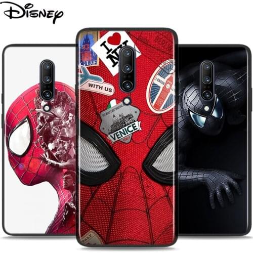 Silicone Cover Marvel Spider Man For OnePlus Nord N10 N100 8T 7T 6T 5T 8 7 6 Pro Plus 5G Phone Case Shell