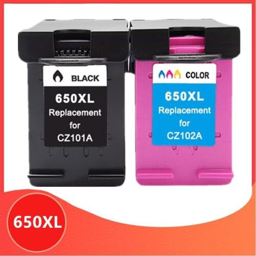 Compatible Ink Cartridge 650XL Replacement for hp650 for hp 650 xl Deskjet 1015 1515 2515 2545 2645 3515 4645 Printer