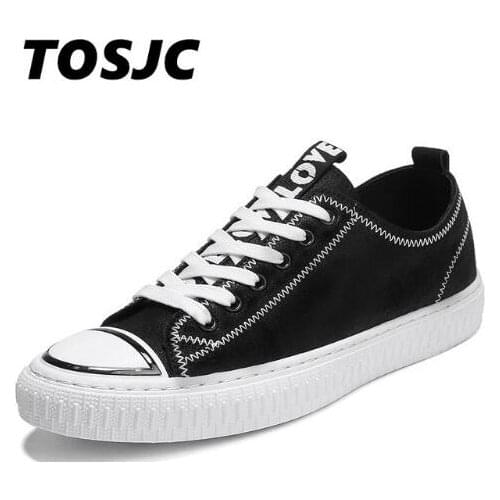 Tosjc 2018 Spring Summer High Quality Low Top Pu Boat Shoes Bre8athable Bottomed Single Classic Men Vulacanize Shoes Men002