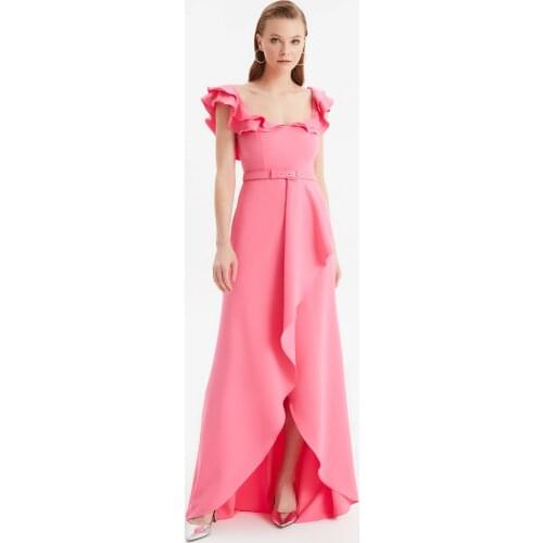 Trendyol Collar Detail Evening Dress & Prom Gown TPRSS21AE0301