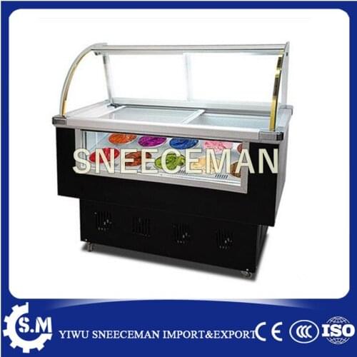Ice cream display cabinet display showcase freezer display