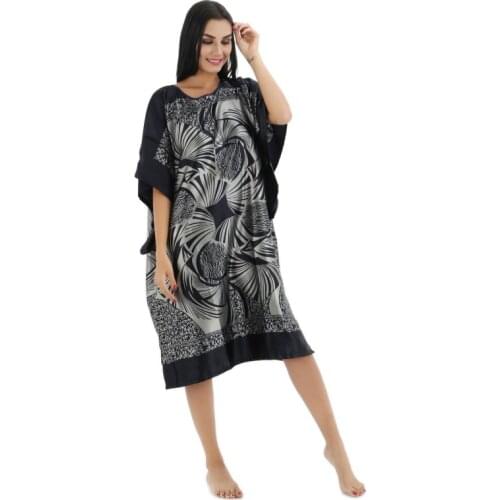OIONINOS Womens Clothing Lounge Rayon Nightgown Large Loose Bating Sleeve Sleepwear Robe Lady Sexy Home Dress