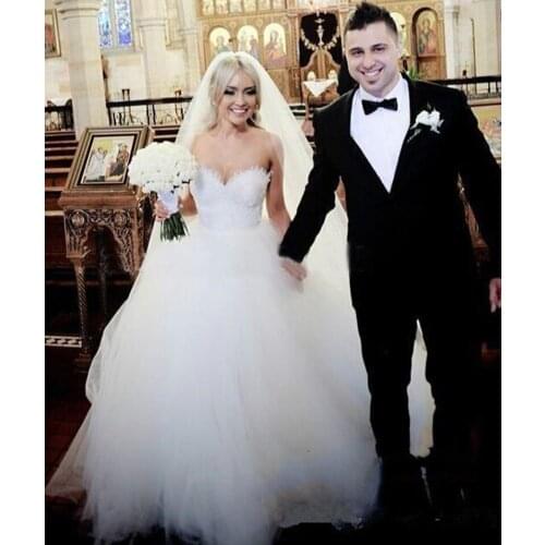 Floral Lace Nude Tulle Wedding Dresses Vestido De novia Long Sleeve Illusion Bridal Gowns Back Corset A Line Romantic Garden