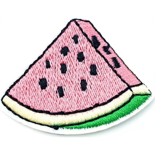 Watermelon (Size:5.7X4.3cm) Embroidered Badges Sewing Applique Badge Clothes Patch Stickers Apparel Garment Accessories