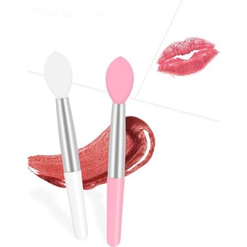 1/5/10Pcs Mini Soft Silicone Head Handle Lip Applicator Brushes Makeup Makeup Tool Lip Use Applicator Cosmetic Makeup Brush Tool