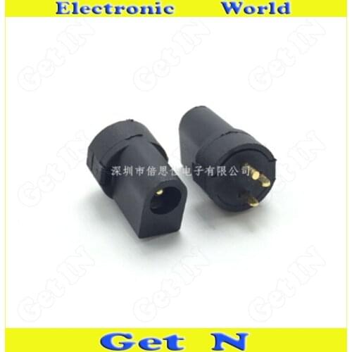 100pcsDC-097 Manufacturer Wholesale Direct Selling 3.5*1.3 Column-Shape Upright 3-Pin DC Power Connector DC Charging Socket