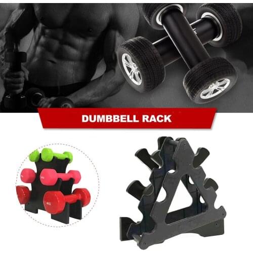 3-Tier Weight Lifting Dumbbell Storage Rack Stand For Multilevel Hand Weight Tower Stand For Fitness Gym Home Exercise Equipment