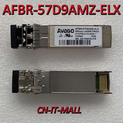 Pulled AFBR-57D9AMZ-ELX SFP+ 8Gb 850nm Transceiver,5pcs/lot