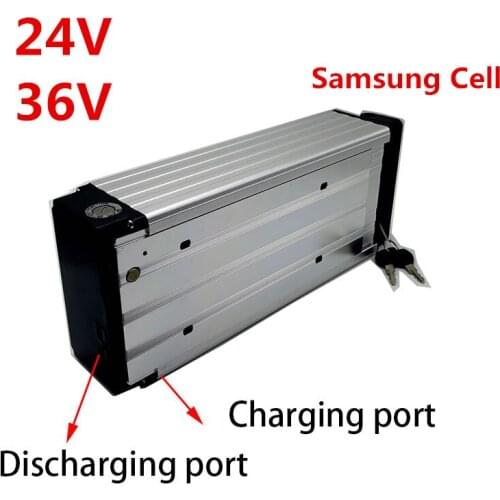 24V 36V eBike rear rack Battery 15Ah 18Ah 20Ah for Samsung Cell Lithium Batteria For Bafang 250W 350W 500W Electric Bicycle