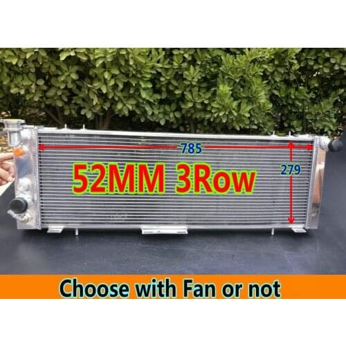 Aluminum Race Radiator For 1991-2001 Jeep Wagoneer/Cherokee XJ & Comanche MJ Pickup Truck 2.5L/4.0L 150Cu/242Cu AT/MT + 7"Fans
