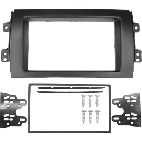 For Suzuki SX4 2007-2013 For Fiat Sedici 2005+ 2Din Car Radio DVD Fascia Stereo Player Panel Cover Frame Auto Trim Plate kit