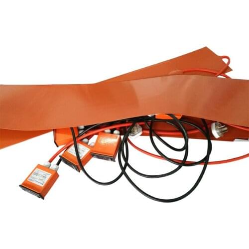 200 Liter 102*1740mm 750W 120V Oil Drum Heater With Plug and Temp Controller