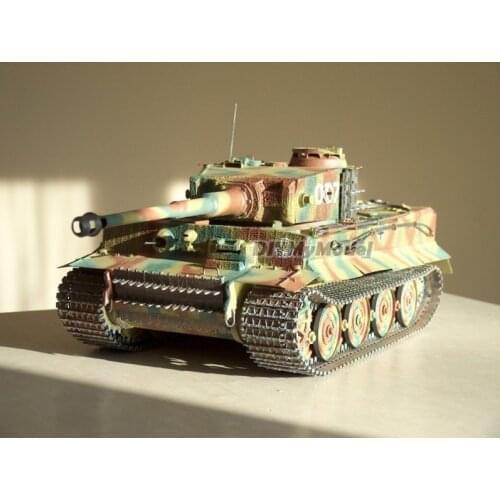 DIYMyModeI World War II German Tiger 1 tank DIY Handcraft Paper Model KIT Handmade Toy Puzzles Gift Movie props