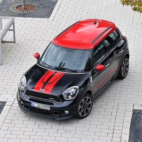 Car Body Sticker Front Hood Car Door Garland Sticker Exterior Decoration for BMW MINI Countryman Accessories
