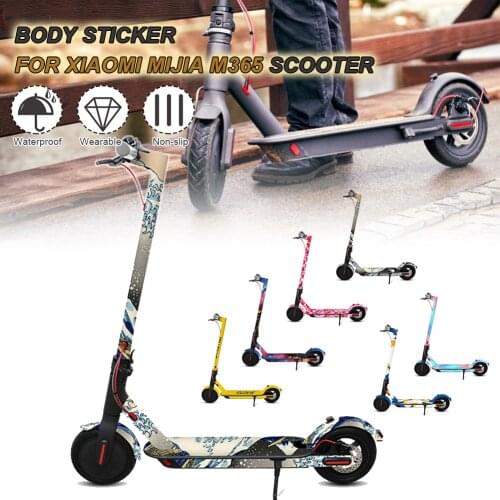 Electric Scooter Full Body Sticker DIY Skateboard Sticker Scooter Pedal Stickers Decal For Xiaomi Mijia M365 Scooter Accessories
